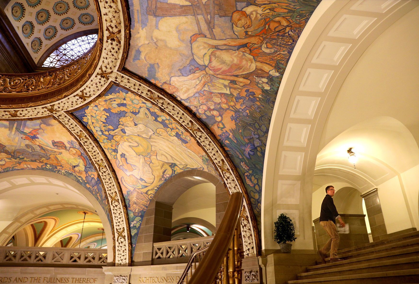 The Missouri capitol is its own museum of art